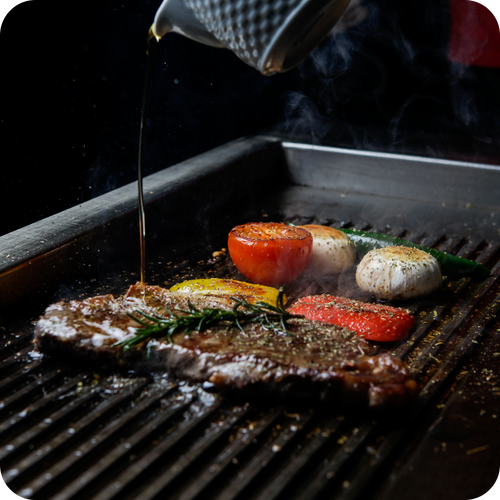AMAANYI Coffee-Rubbed Grilled Steak