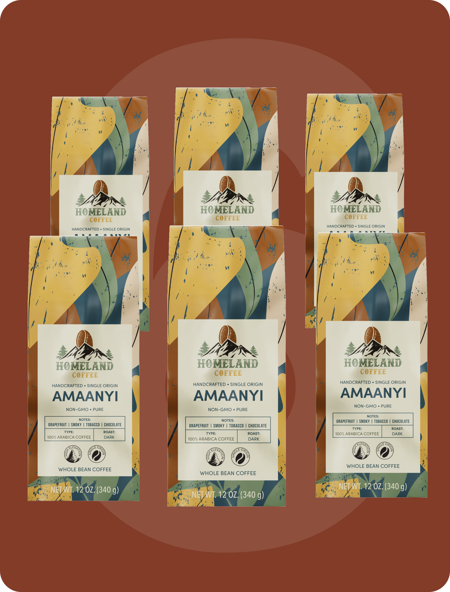 AMAANYI Dark Roast Whole Bean Coffee