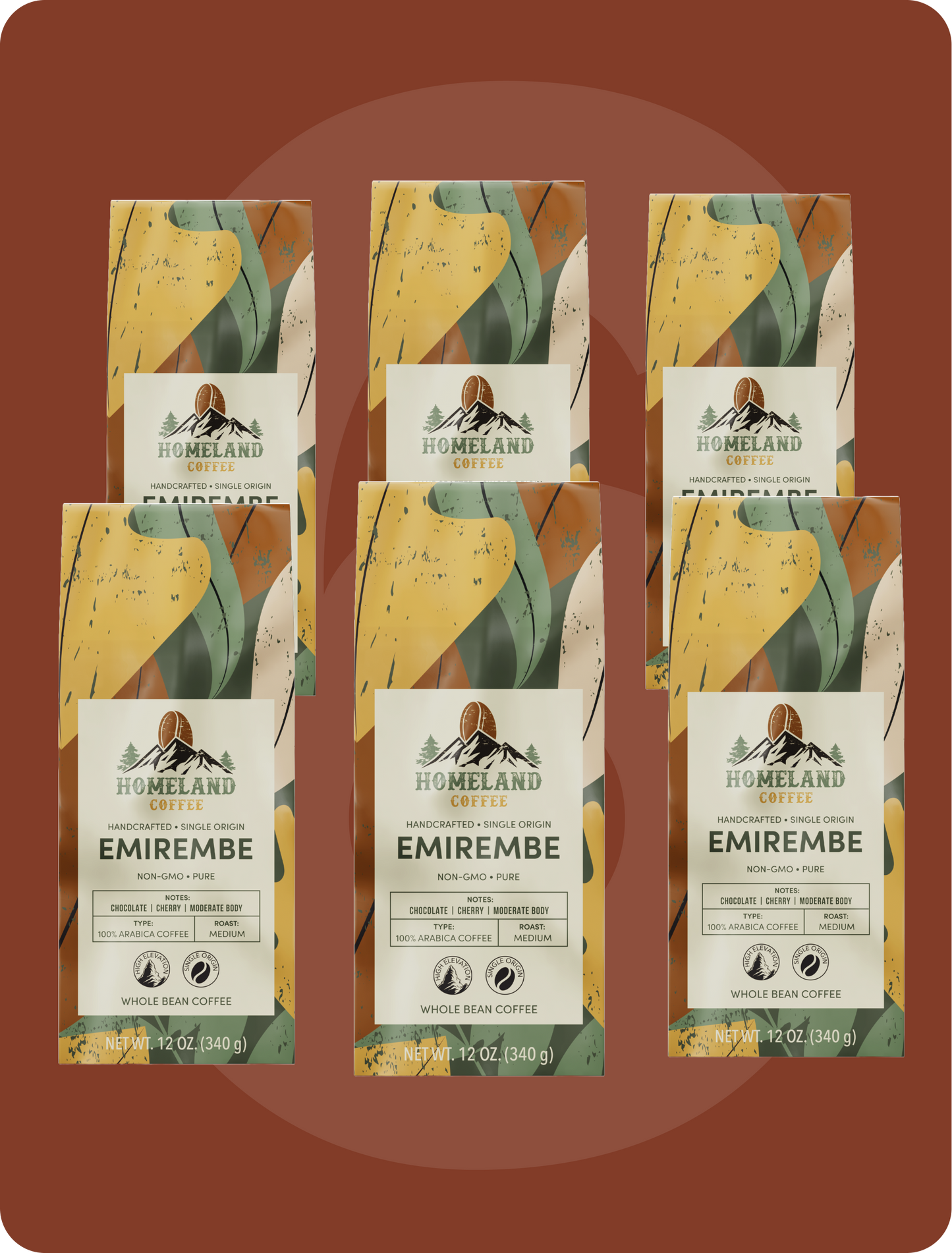 EMIREMBE Medium Roast Whole Bean Coffee