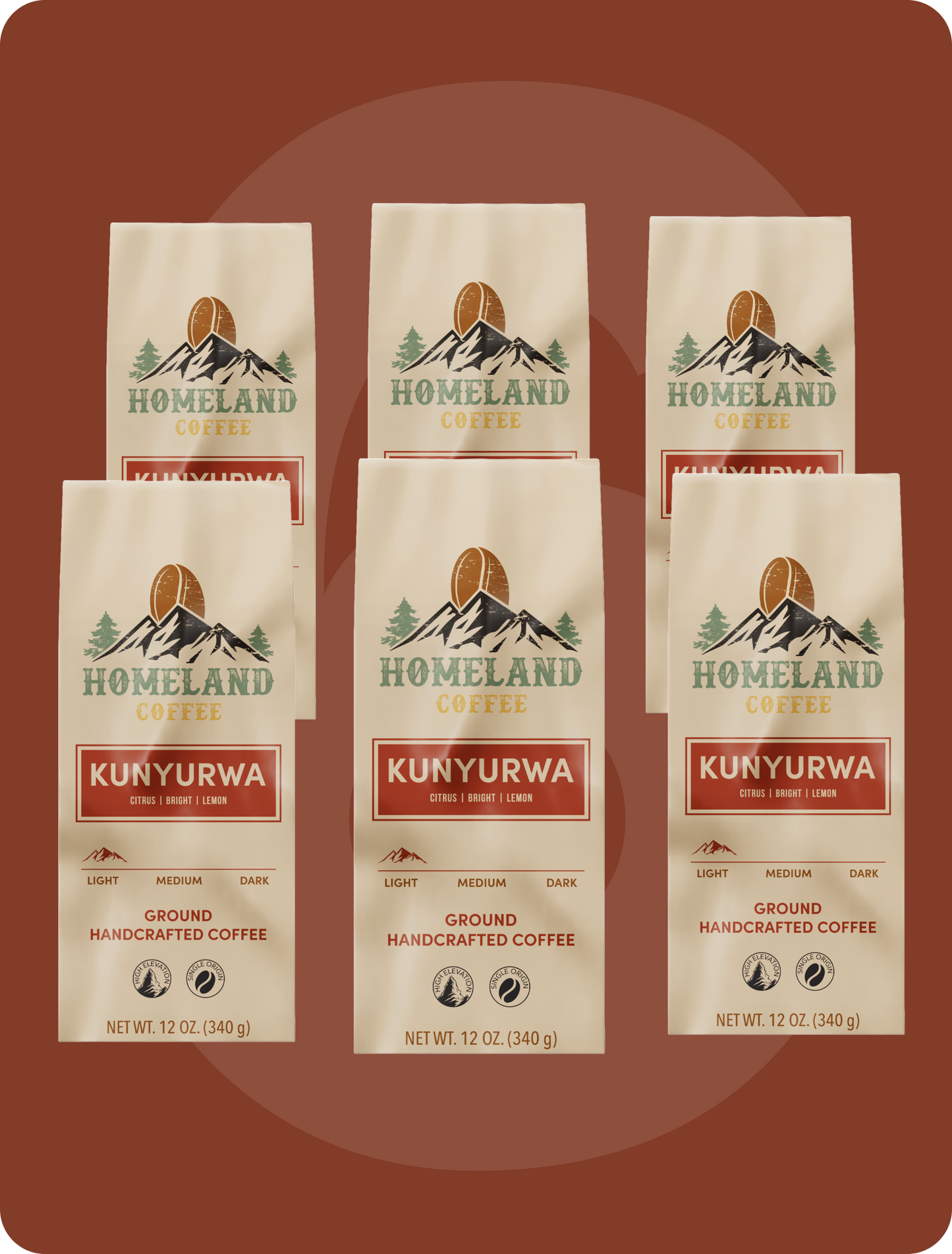 KUNYURWA Light Roast Ground Coffee