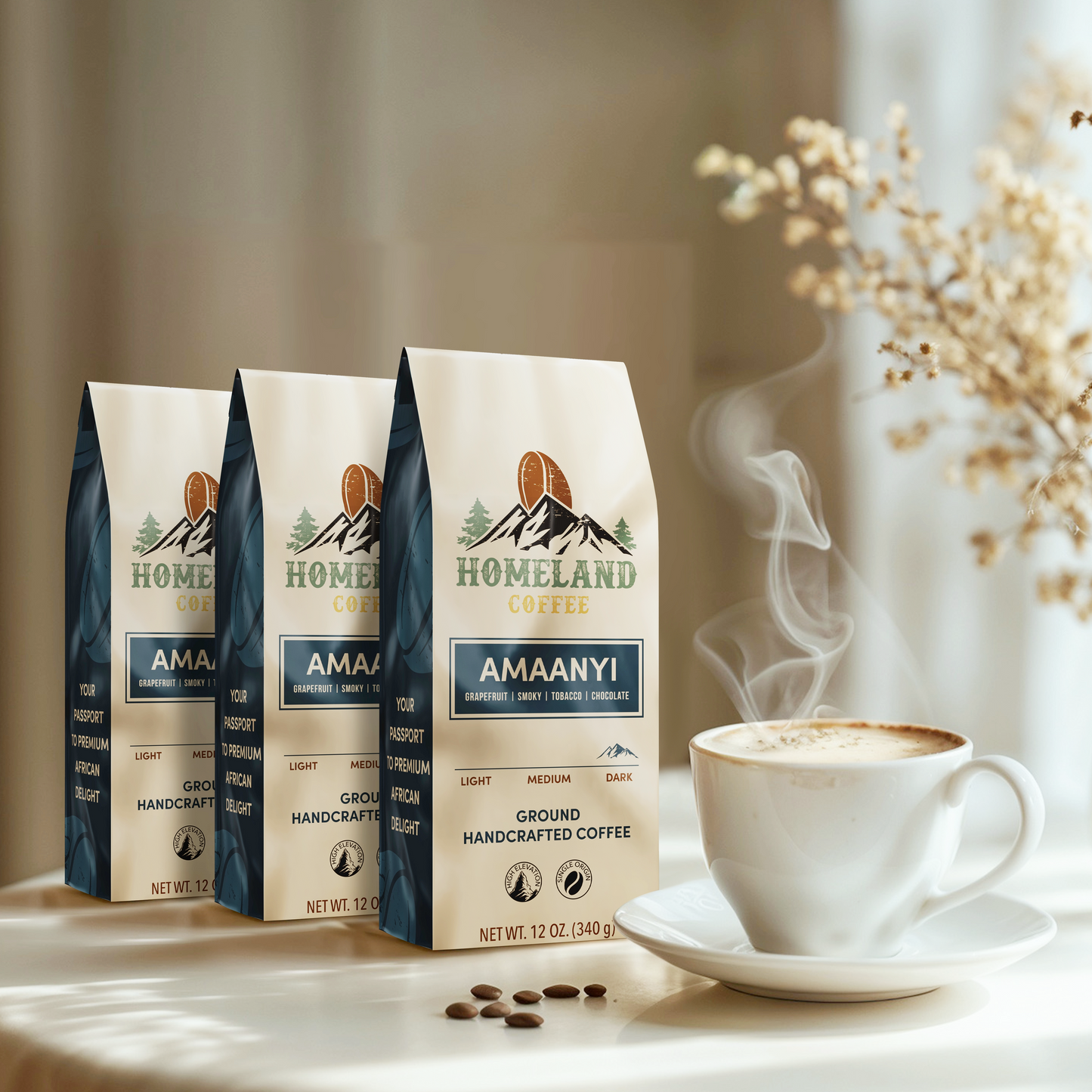 AMAANYI Dark Roast Ground Coffee