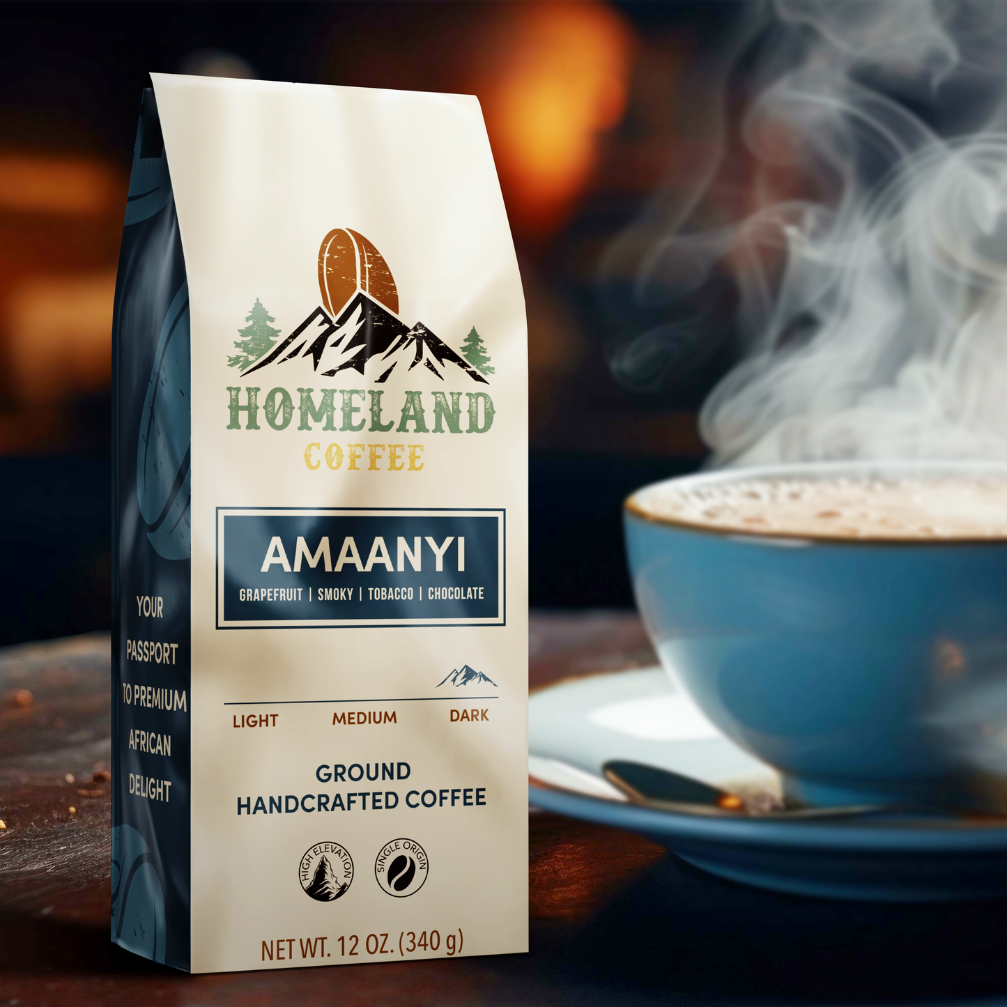 AMAANYI Dark Roast Ground Coffee