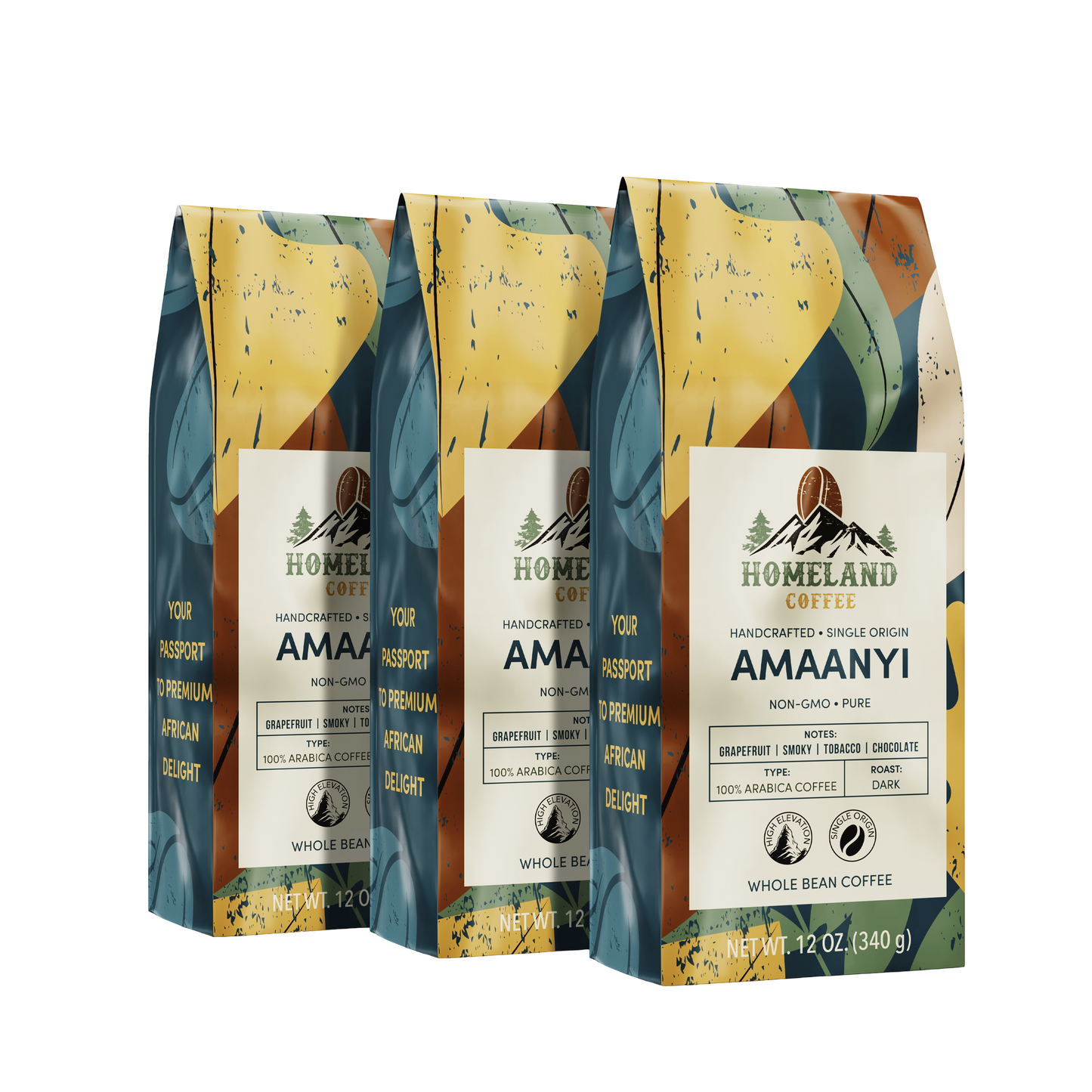 AMAANYI Dark Roast Whole Bean Coffee
