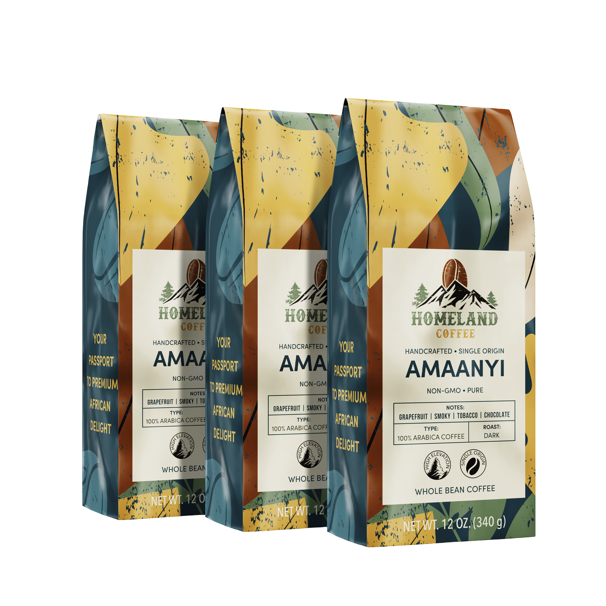 AMAANYI Dark Roast Whole Bean Coffee