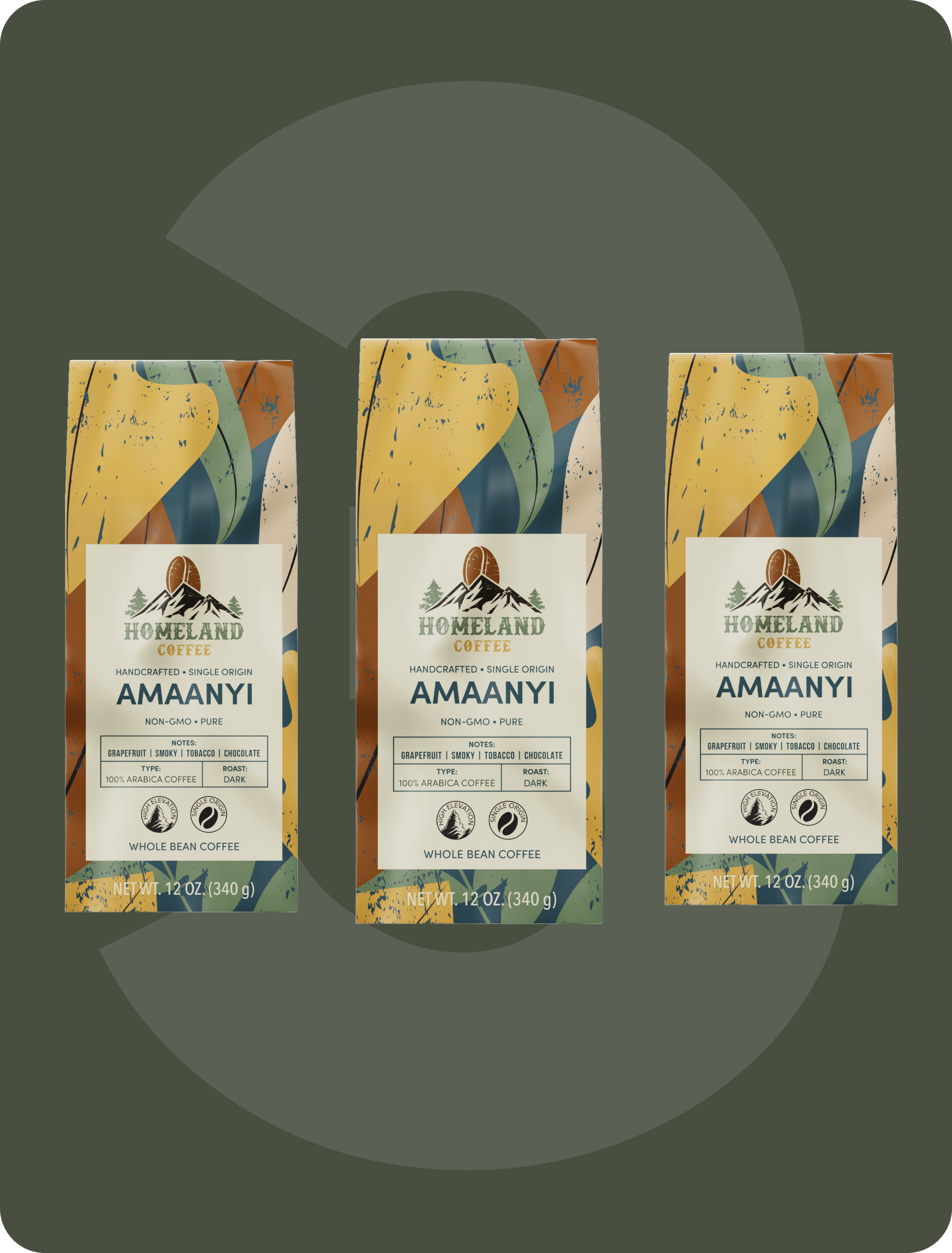 AMAANYI Dark Roast Whole Bean Coffee