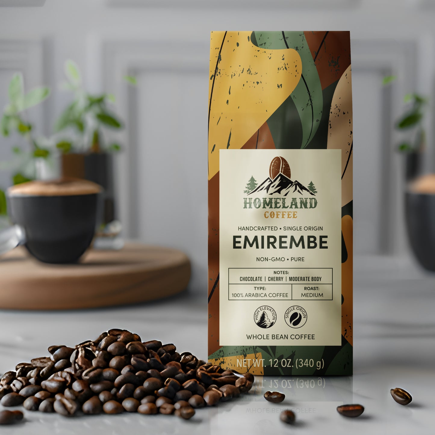EMIREMBE Medium Roast Whole Bean Coffee
