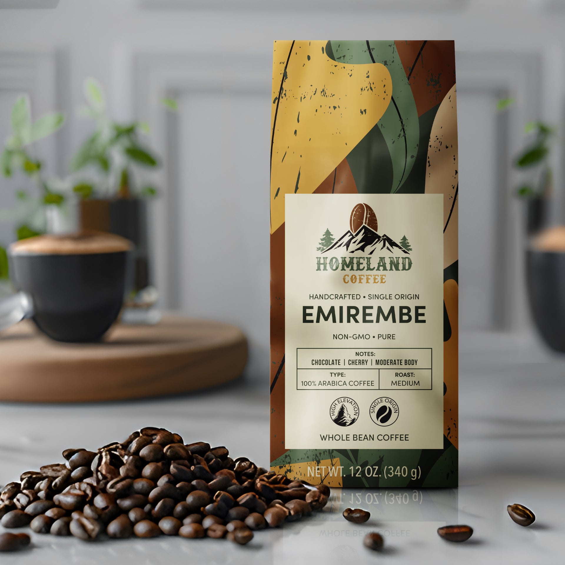 EMIREMBE Medium Roast Whole Bean Coffee