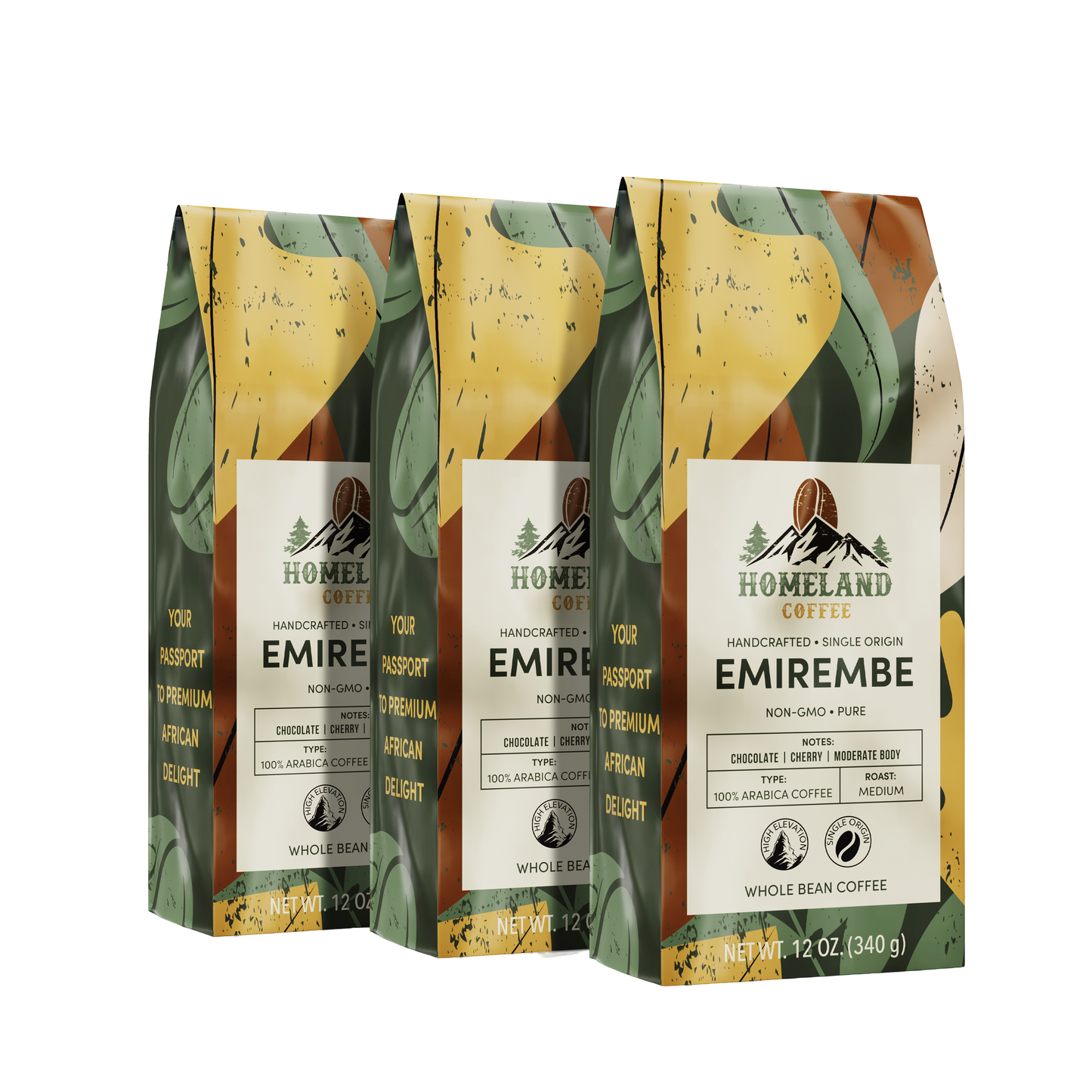 EMIREMBE Medium Roast Whole Bean Coffee