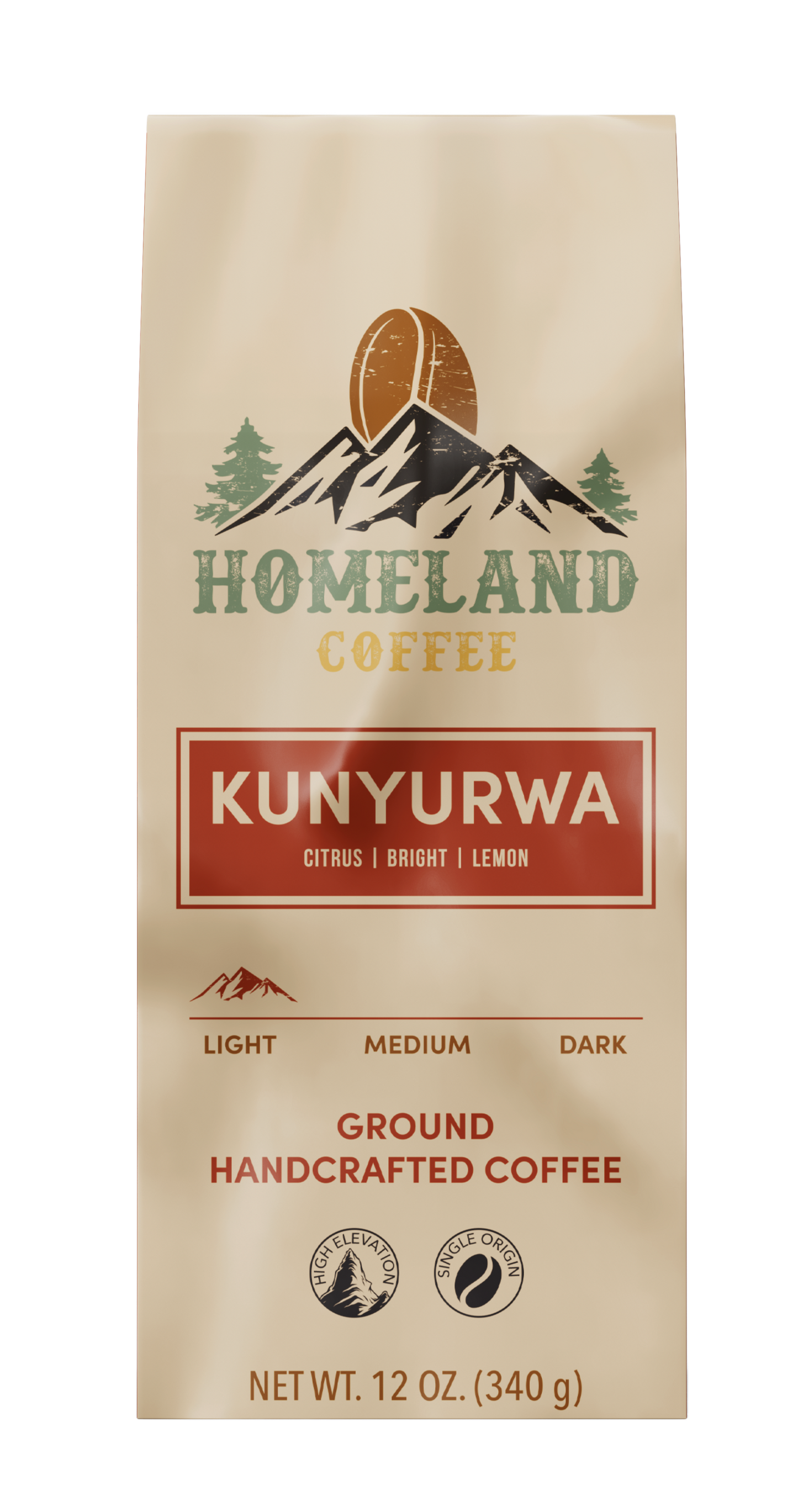 KUNYURWA Light Roast Ground Coffee