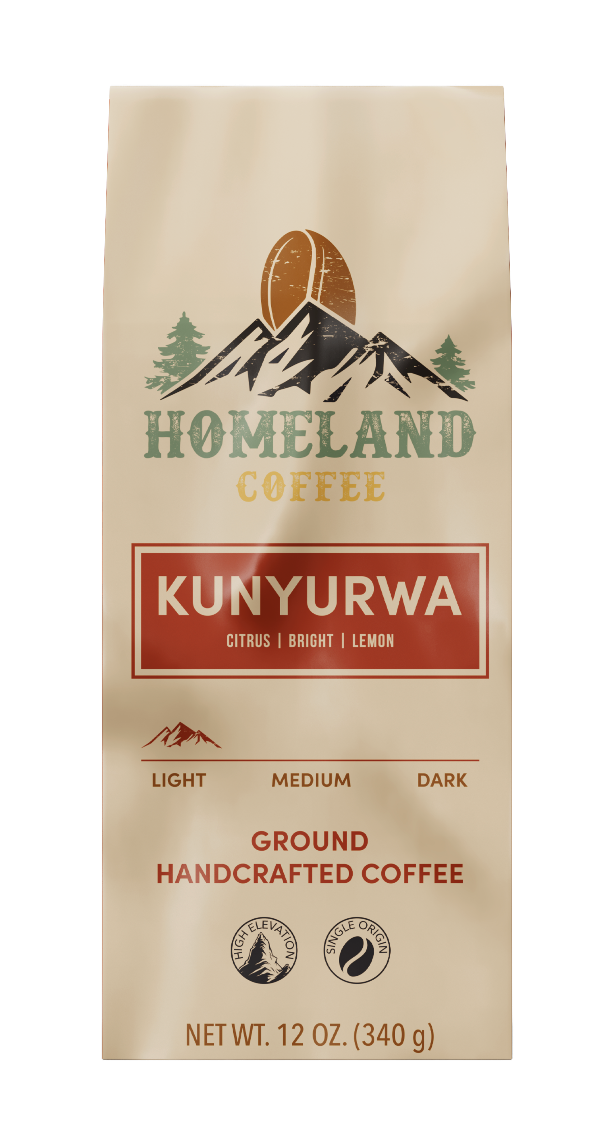 KUNYURWA Light Roast Ground Coffee