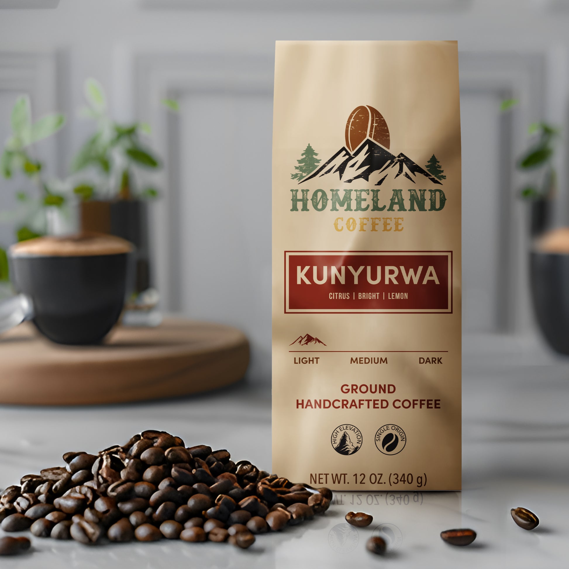 KUNYURWA Light Roast Ground Coffee