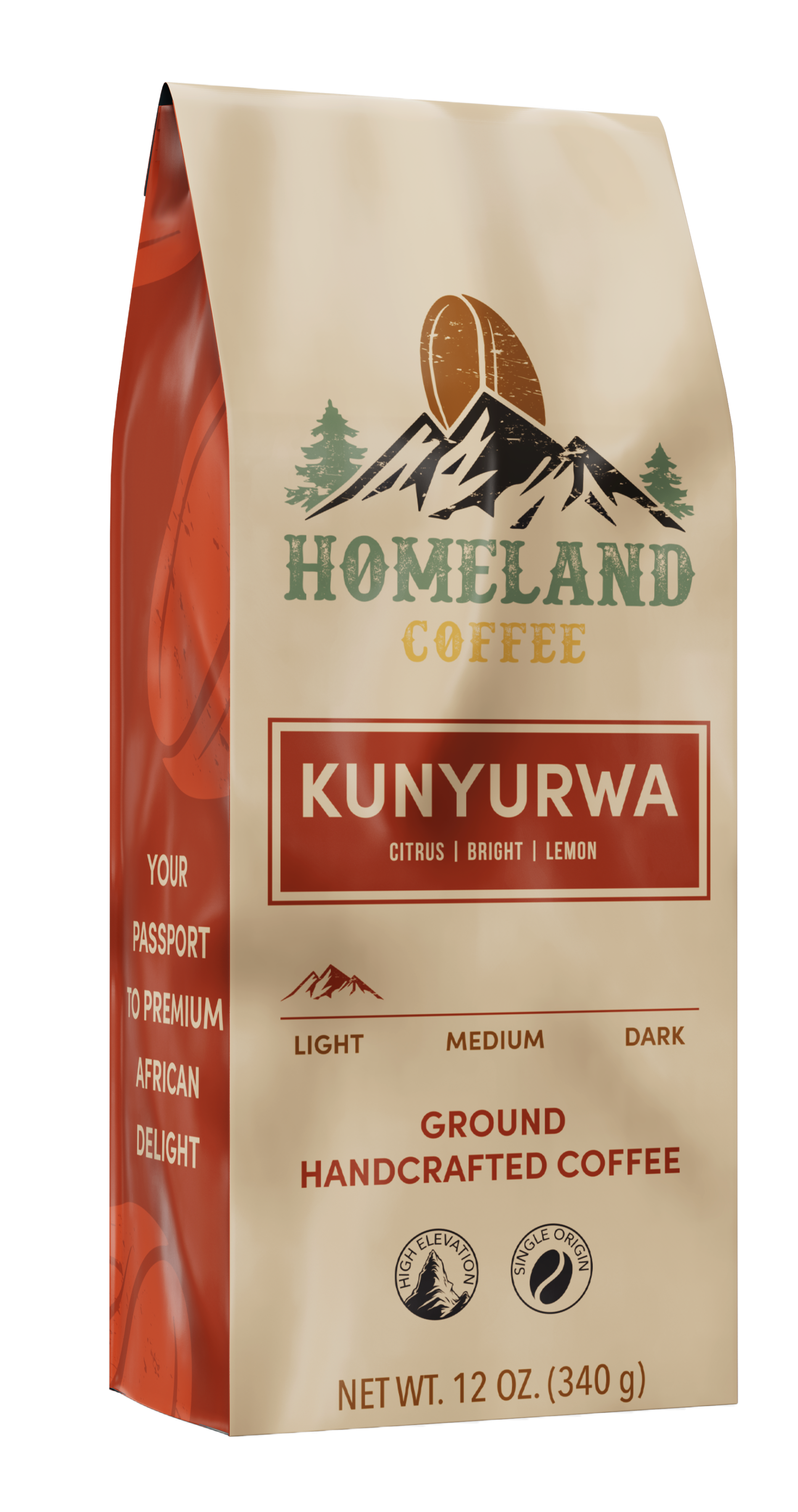 KUNYURWA Light Roast Ground Coffee