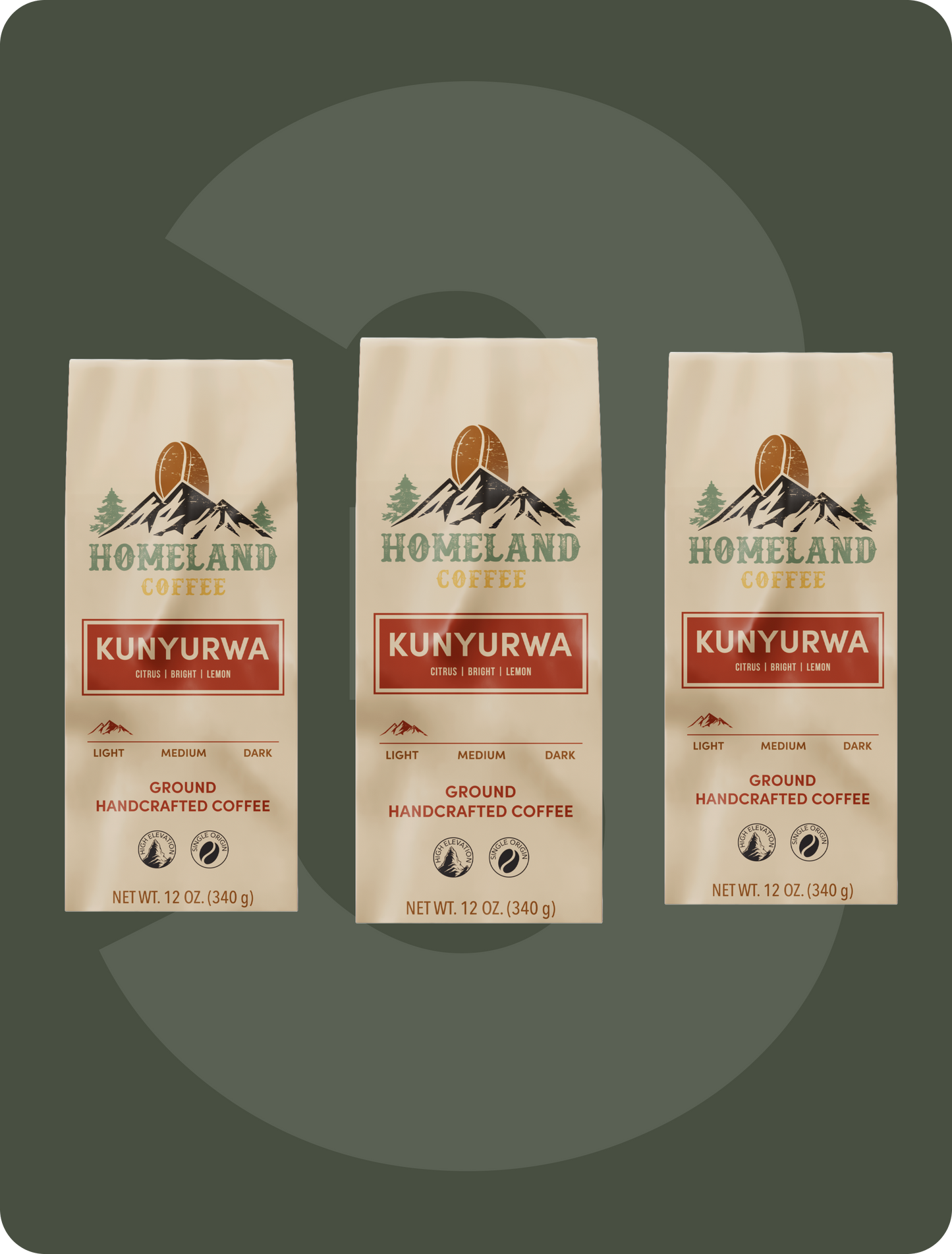 KUNYURWA Light Roast Ground Coffee