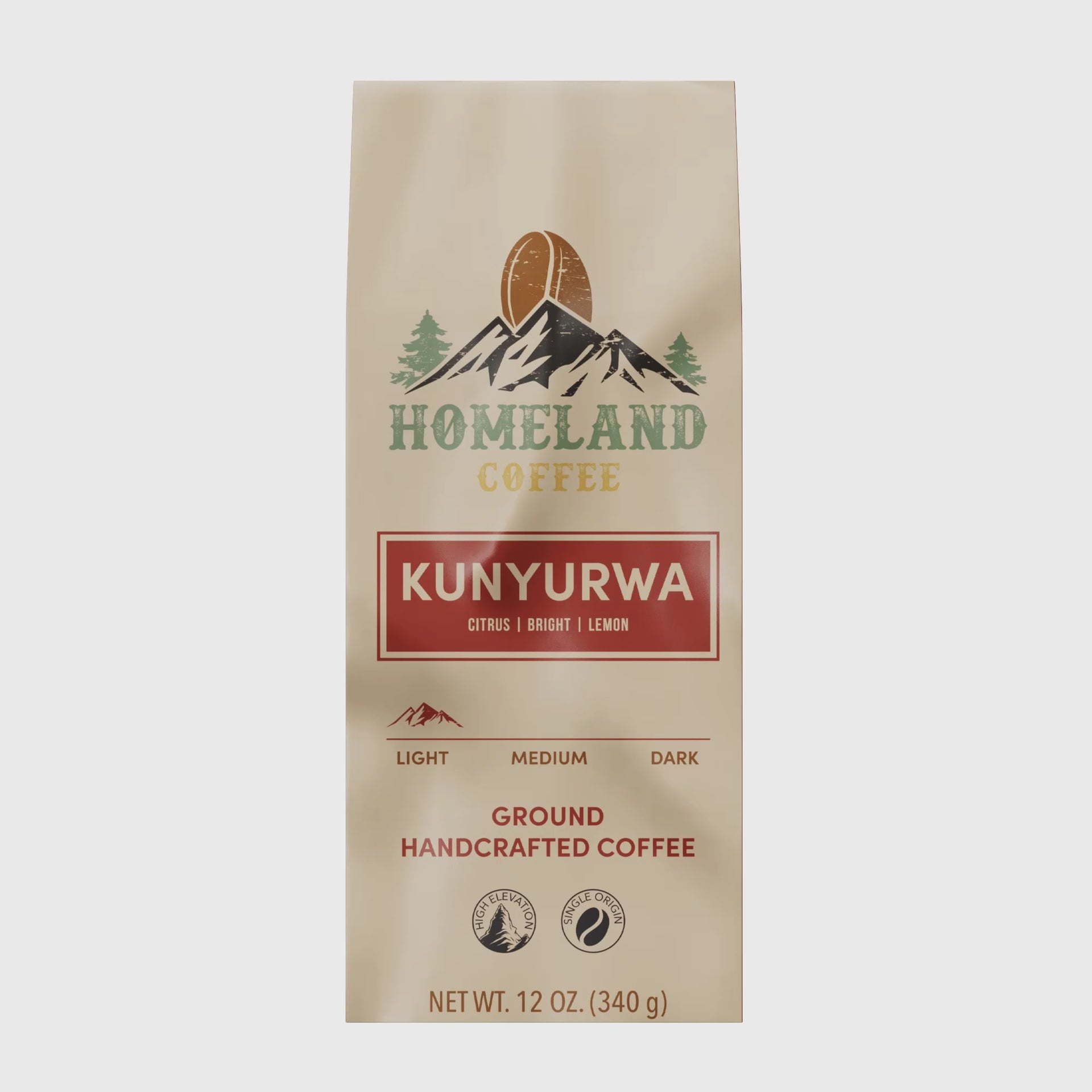 KUNYURWA Light Roast Ground Coffee