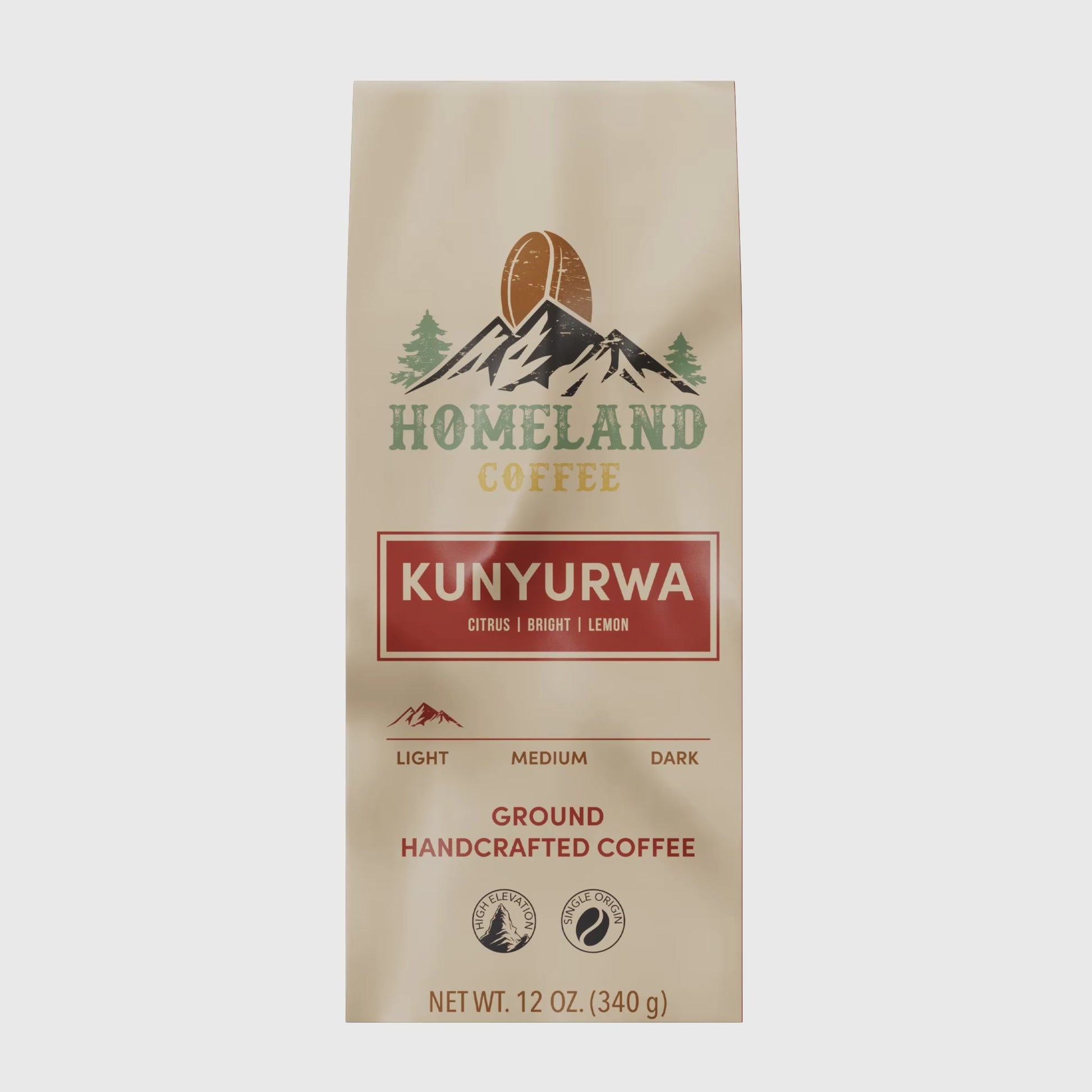 KUNYURWA Light Roast Ground Coffee
