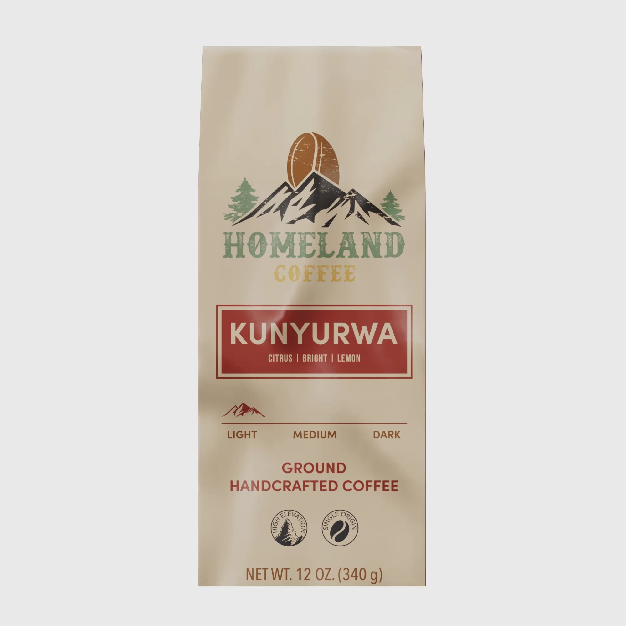 KUNYURWA Light Roast Ground Coffee